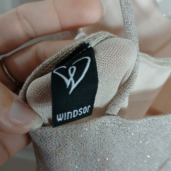 NWT Windsor Sparkle Mini Skater Dress Size S Hoco Event Party Wedding Dance - Picture 6 of 8